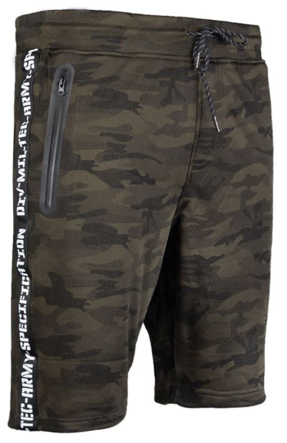 Sport- och träningsshorts från Mil-Tec - Woodland camo