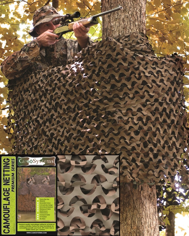 Camo Systems - Ultralätt kamouflagenät 1,4 x 3 meter