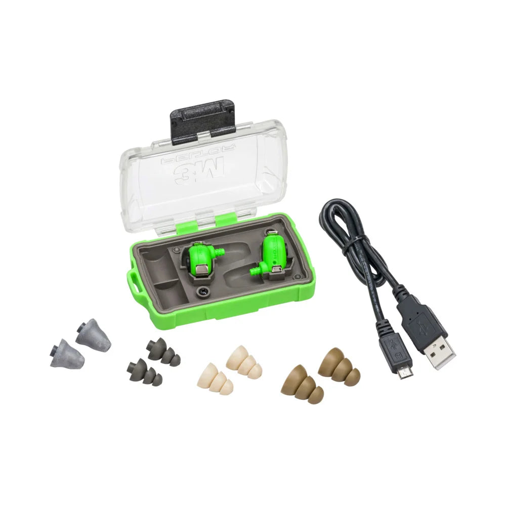 3M Peltor - In-Ear EEP-100 Høreværn // Grøn-3-XtraGrej