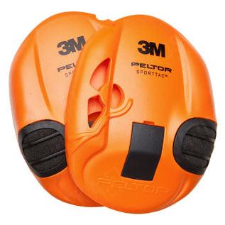 3M Peltor - Løse Skaller til SportTac Høreværn // Orange-2-XtraGrej