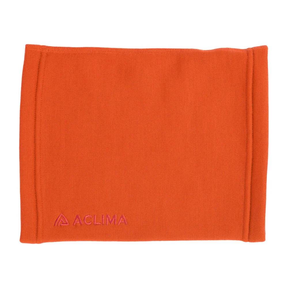 Aclima - FleeceWool Unisex Rørhalstørklæde V2 // Orange-4-XtraGrej