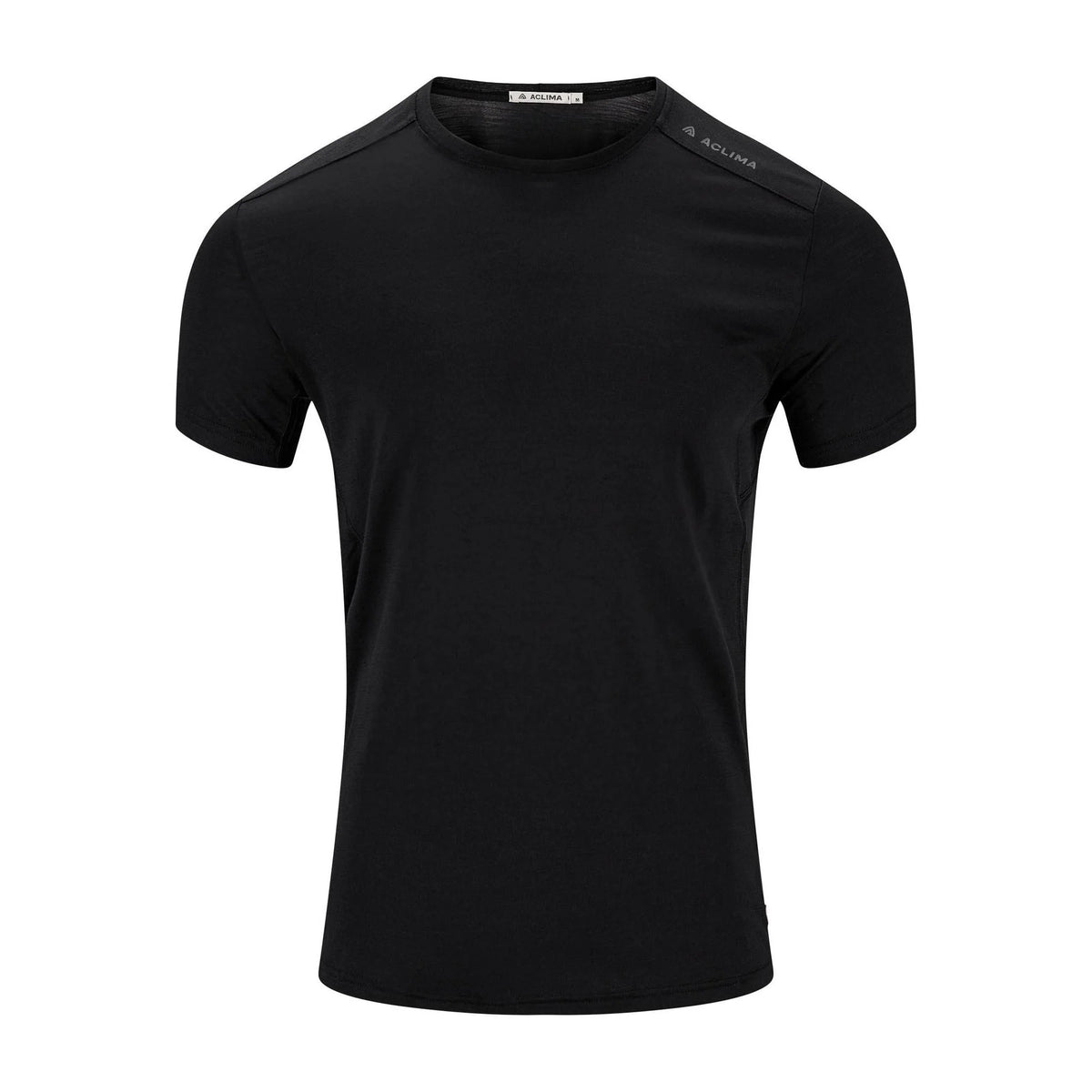 Aclima - LightWool 140 Herre Trail T-shirt // Sort-1-XtraGrej