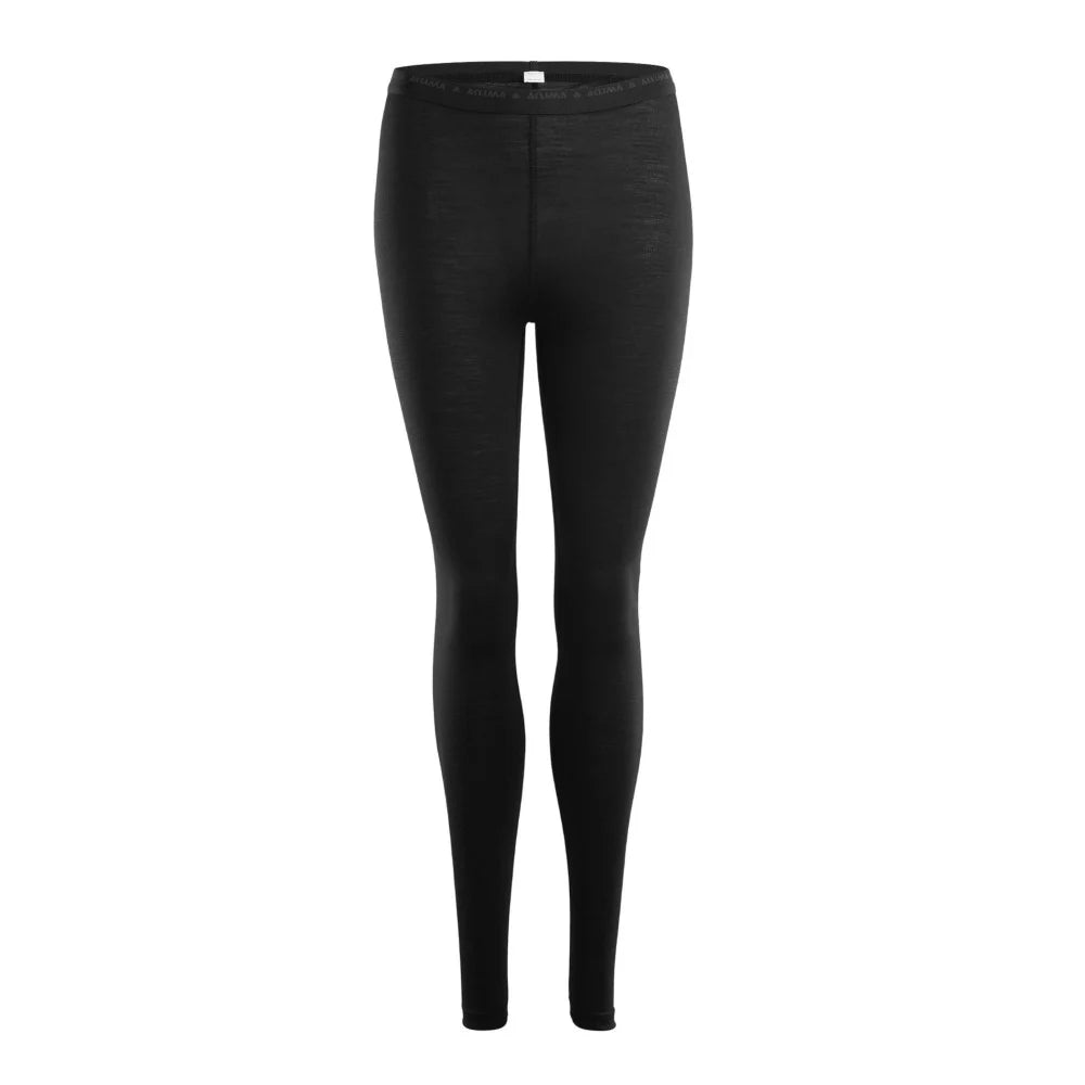 Aclima - LightWool 140 Lange Dame Underbukser // Sort-3-XtraGrej