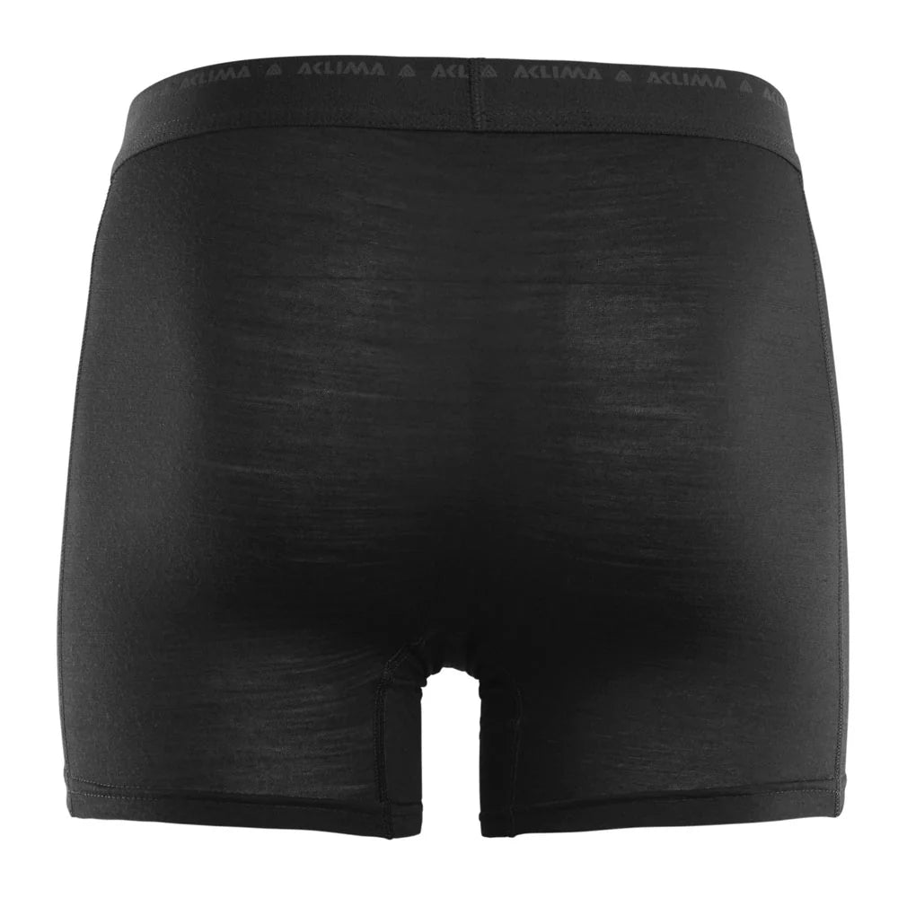 Aclima - LightWool Boksershorts // Sort-3-XtraGrej