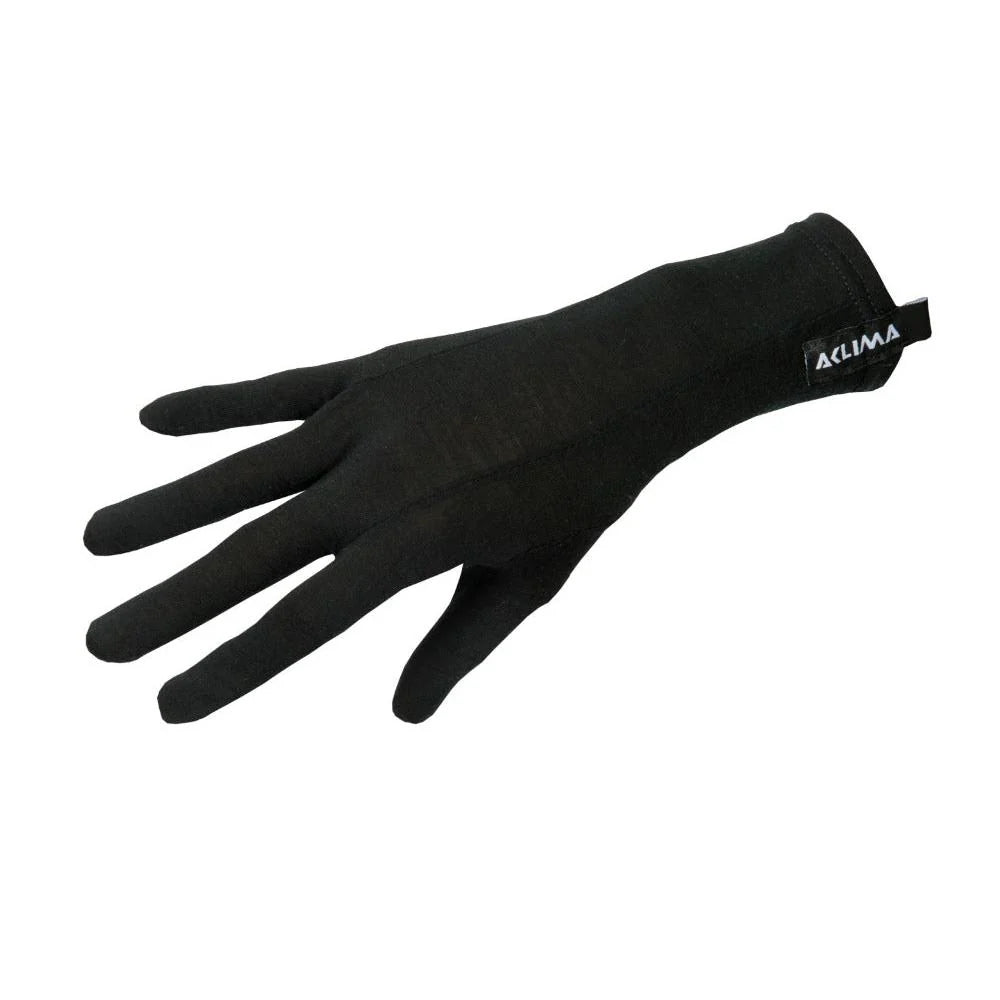 Aclima - LightWool Liner Handsker // Sort-1-XtraGrej