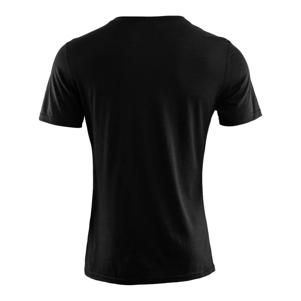 Aclima - LightWool Undershirt Herre T-shirt // Sort-2-XtraGrej