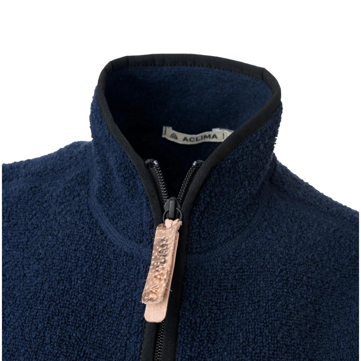 Aclima - ReBorn Terry Herre Vest // Navy Melange-3-XtraGrej