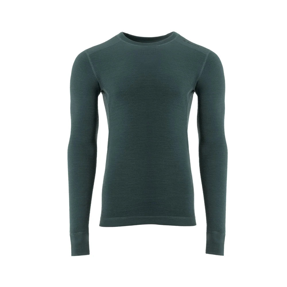 Aclima - StreamWool 400g Herre Crew Neck // Grøn-1-XtraGrej