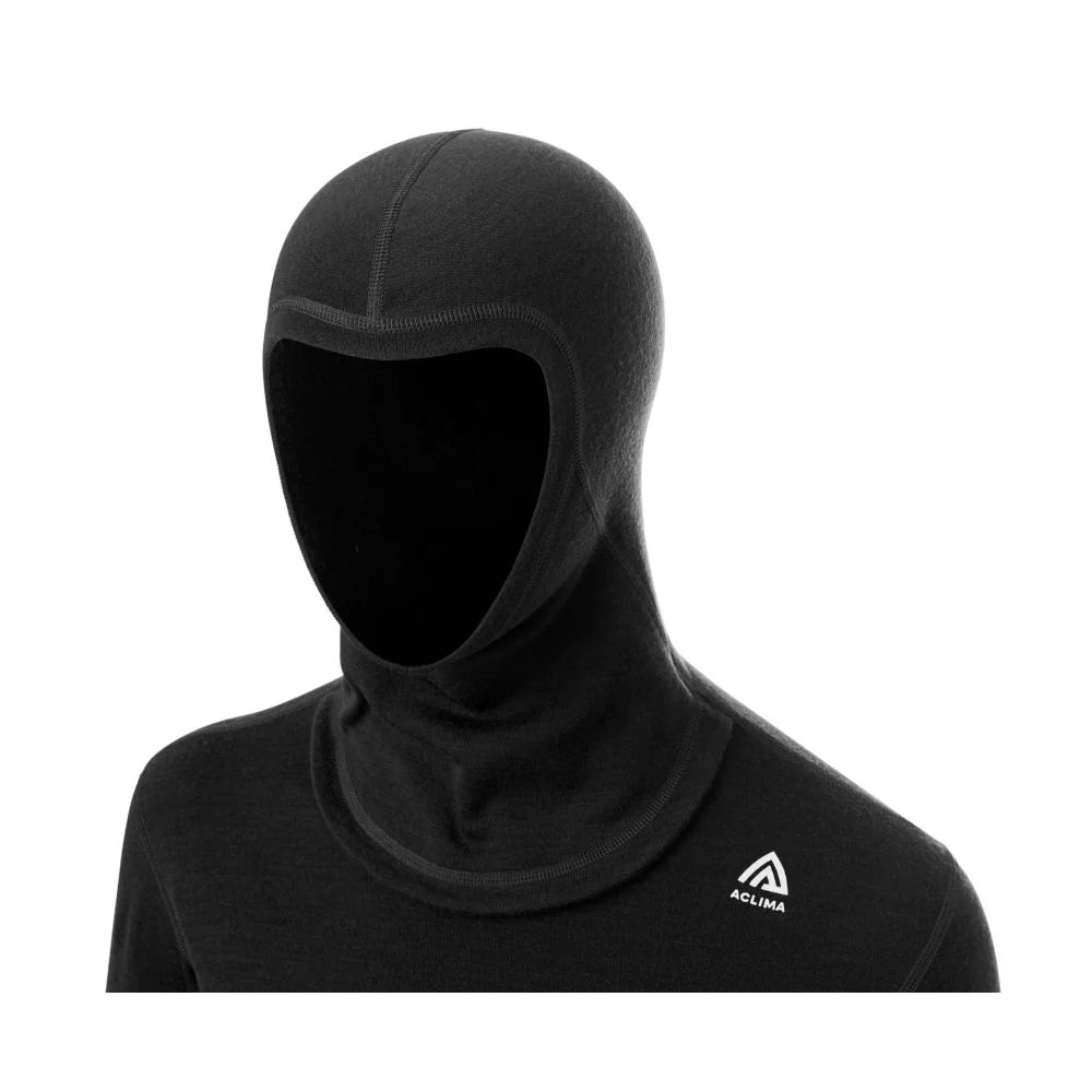 Aclima - WarmWool 200g Herre Hoodsweater V2 // Sort-4-XtraGrej