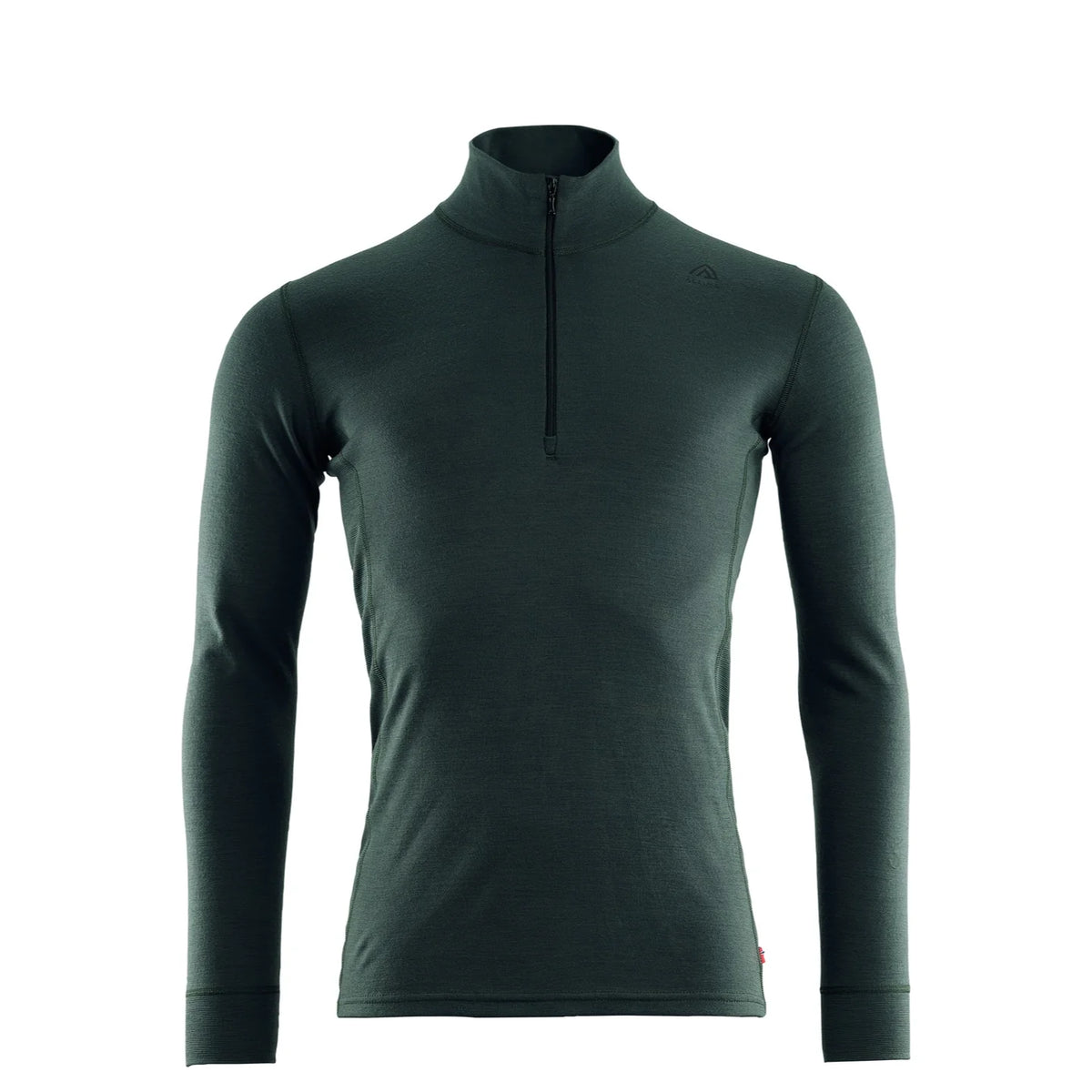 Aclima - WarmWool 200g Mock Neck Herre Uldtrøje // Green Gables-1-XtraGrej