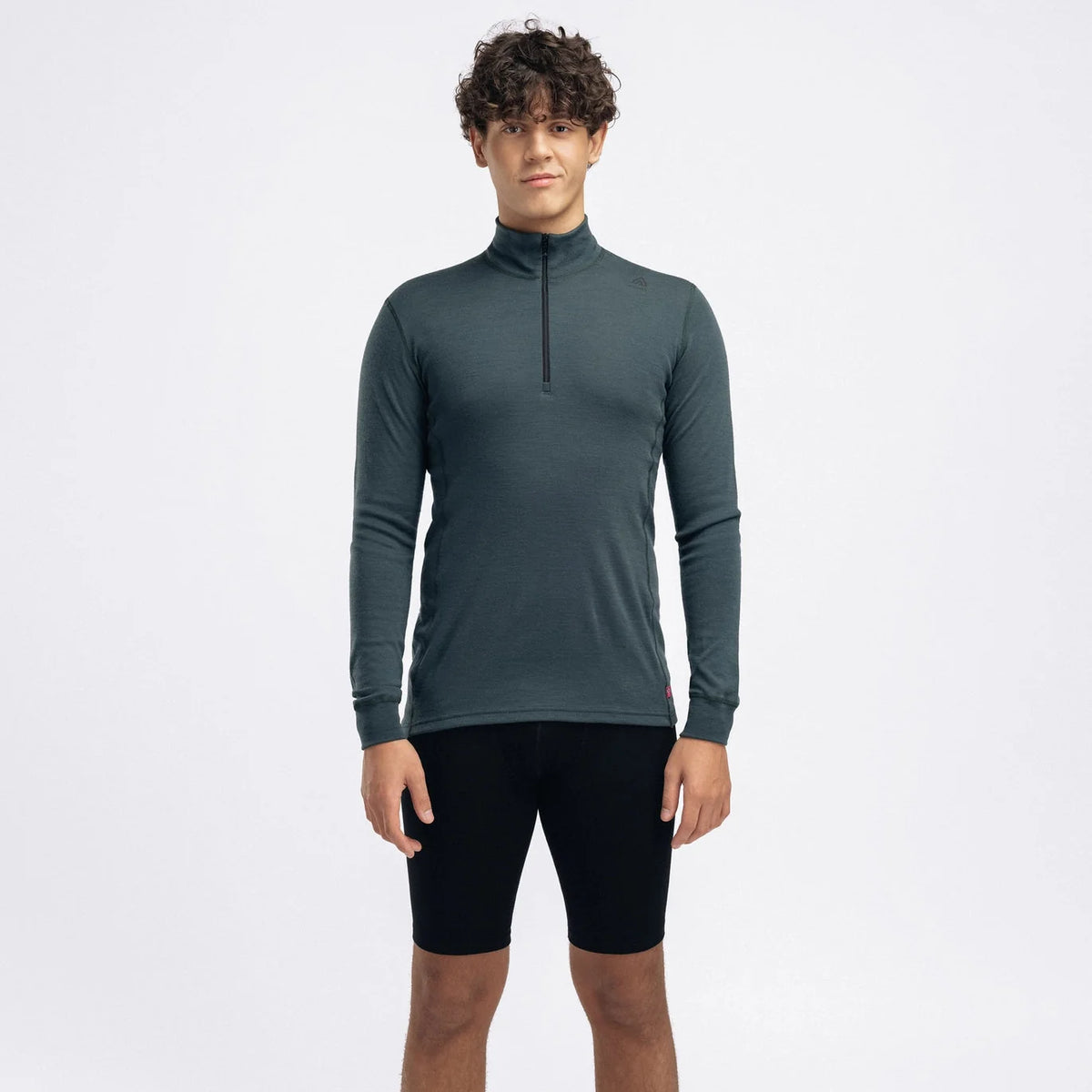 Aclima - WarmWool 200g Mock Neck Herre Uldtrøje // Green Gables-3-XtraGrej