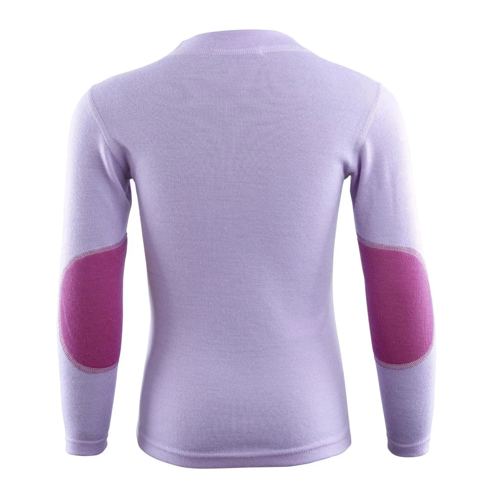 Aclima - WarmWool Børnetrøje // Lilla / Pink-2-XtraGrej