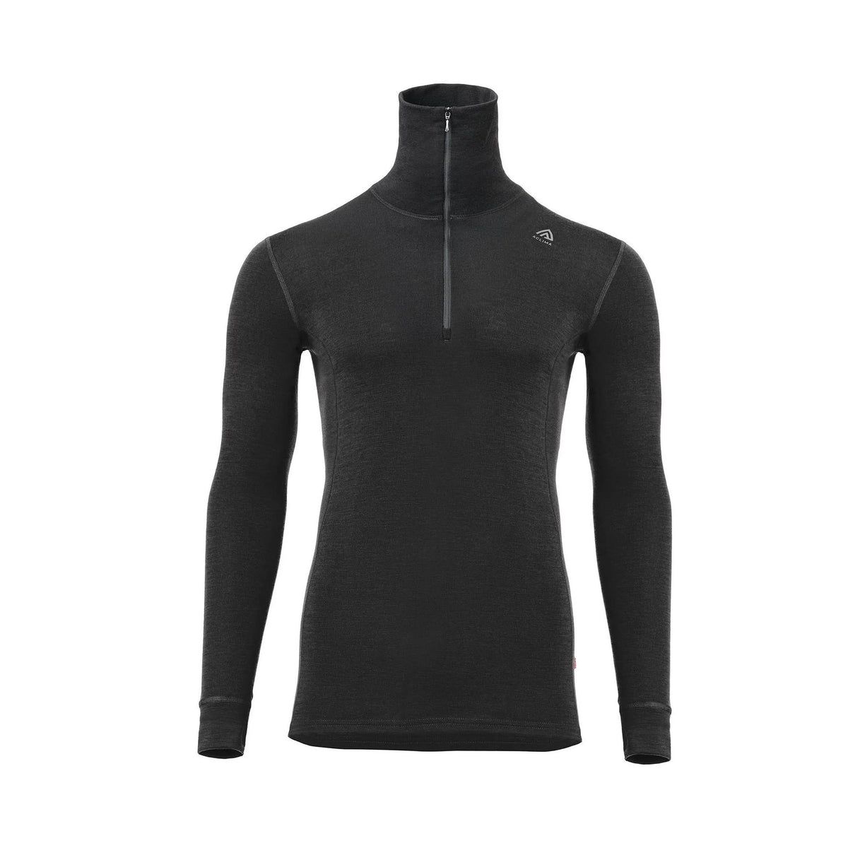 Aclima - WarmWool Herre Polo // Sort-1-XtraGrej