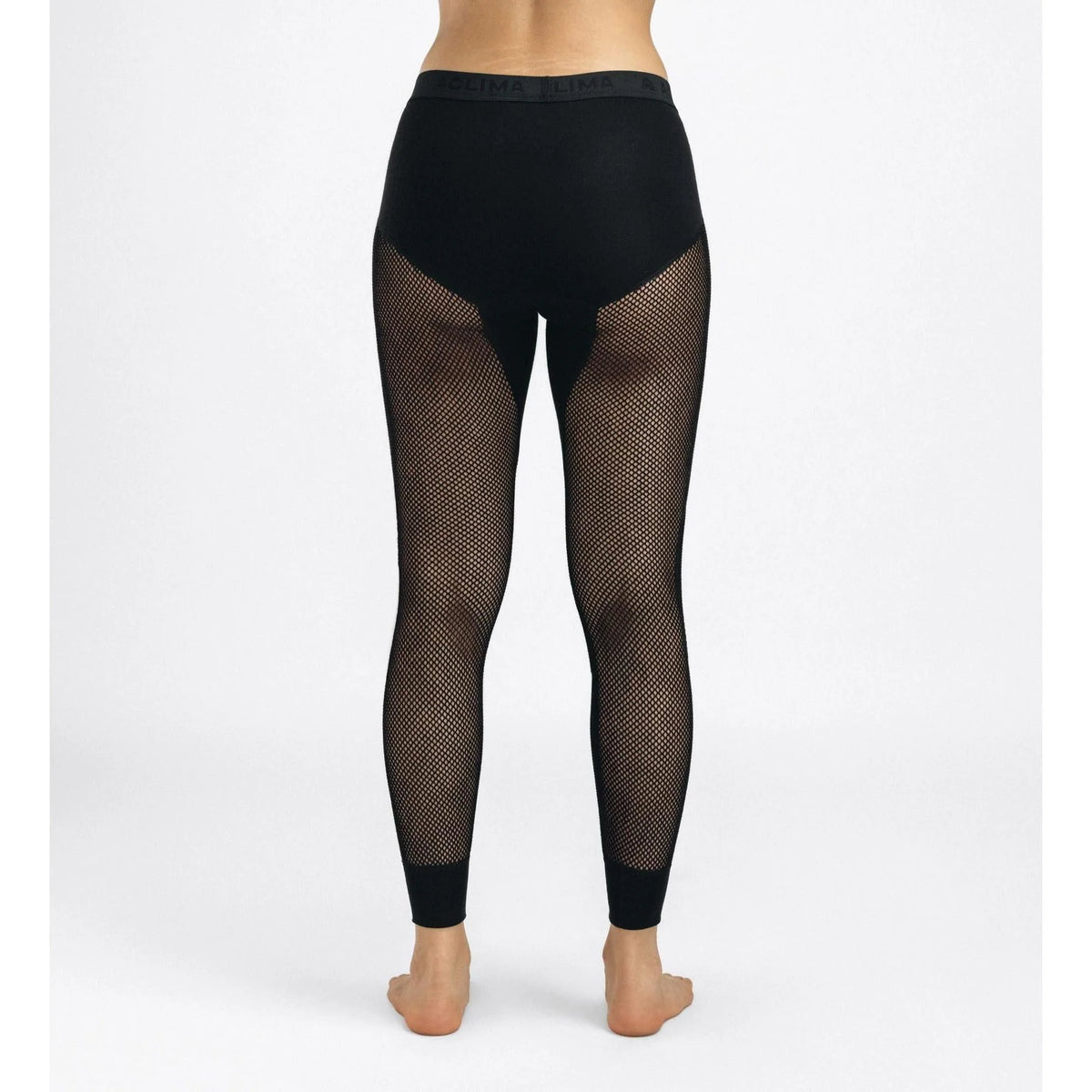 Aclima - WoolNet 120g Dame Lange Underbukser // Sort-6-XtraGrej