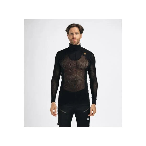 Aclima - WoolNet Original Herre Polo // Sort-4-XtraGrej