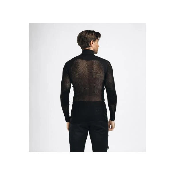 Aclima - WoolNet Original Herre Polo // Sort-6-XtraGrej