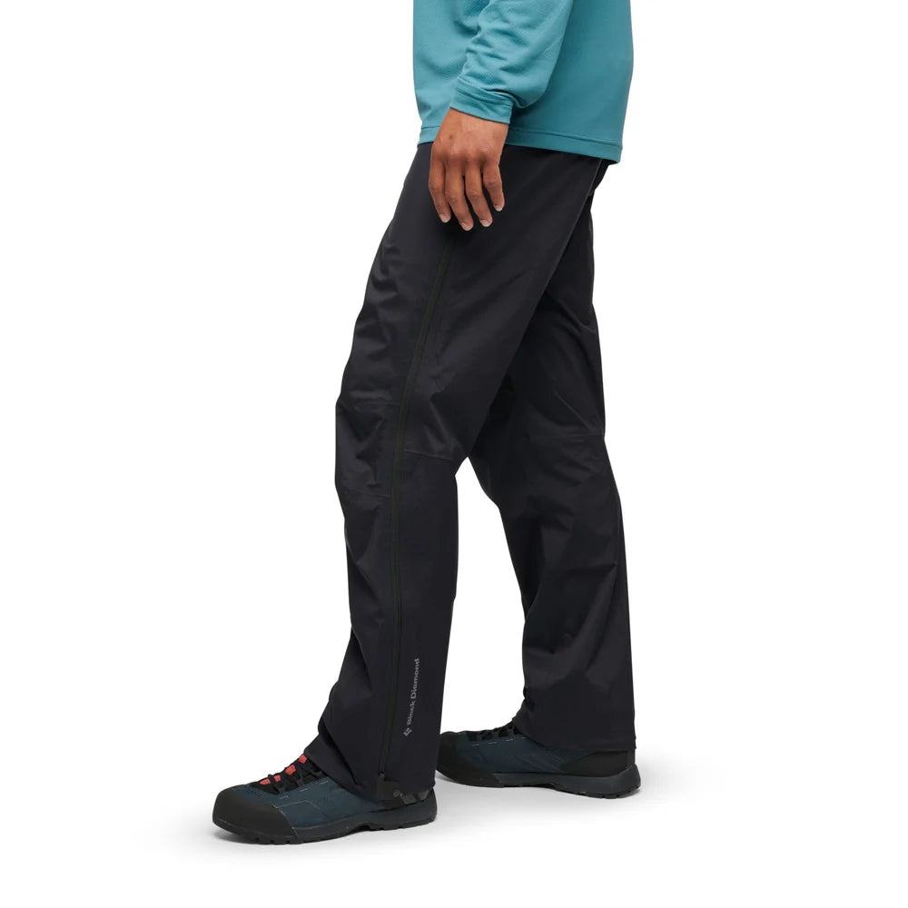 Black Diamond - FINELINE STRETCH Regnbukser // Sort-1-XtraGrej