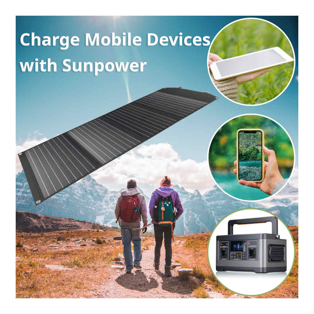 Bresser - Mobile Solar Solcellepanel 120W-2-XtraGrej
