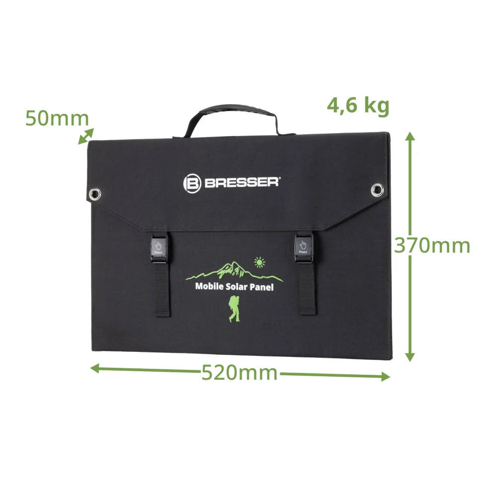 Bresser - Mobile Solar Solcellepanel 120W-6-XtraGrej