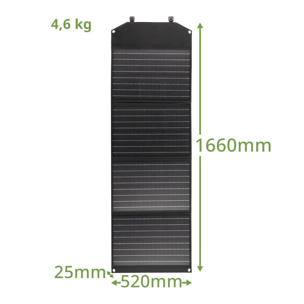 Bresser - Mobile Solar Solcellepanel 120W-8-XtraGrej