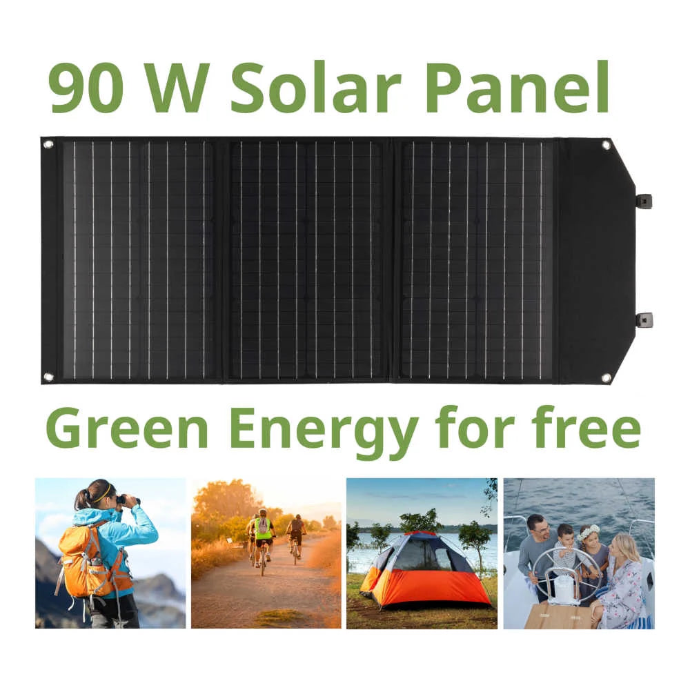 Bresser - Mobile Solar Solcellepanel 90W-5-XtraGrej