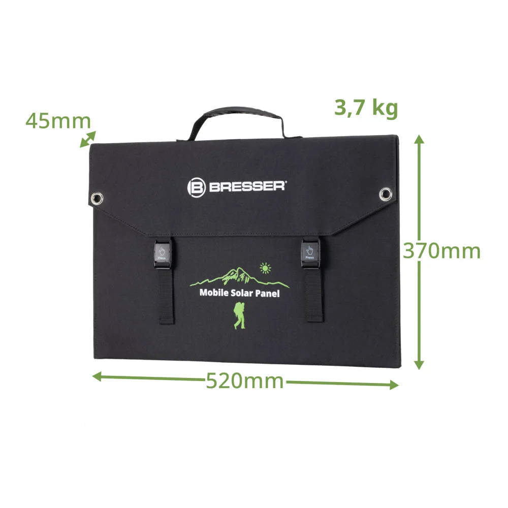 Bresser - Mobile Solar Solcellepanel 90W-6-XtraGrej