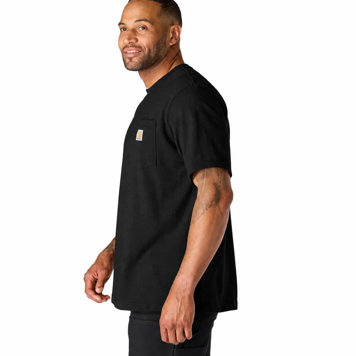 Carhartt - Dearborn Relaxed Pocket T-Shirt // Sort-3-XtraGrej