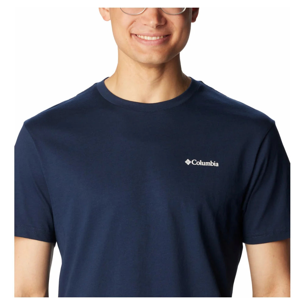 Columbia - Basic Logo Herre T-shirt // Navy-2-XtraGrej
