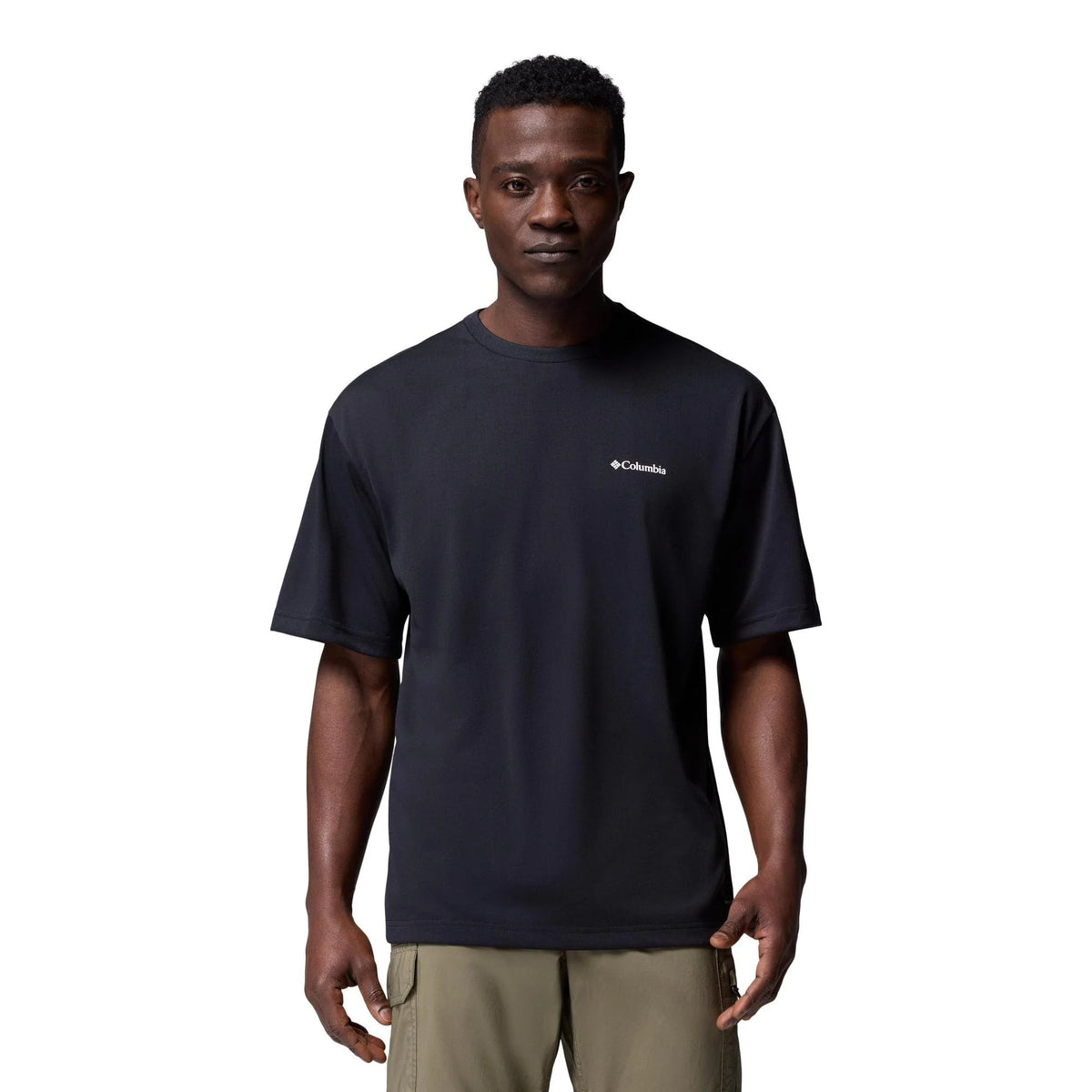 Columbia - Cedar Trail Back Graphic T-shirt // Sort-1-XtraGrej