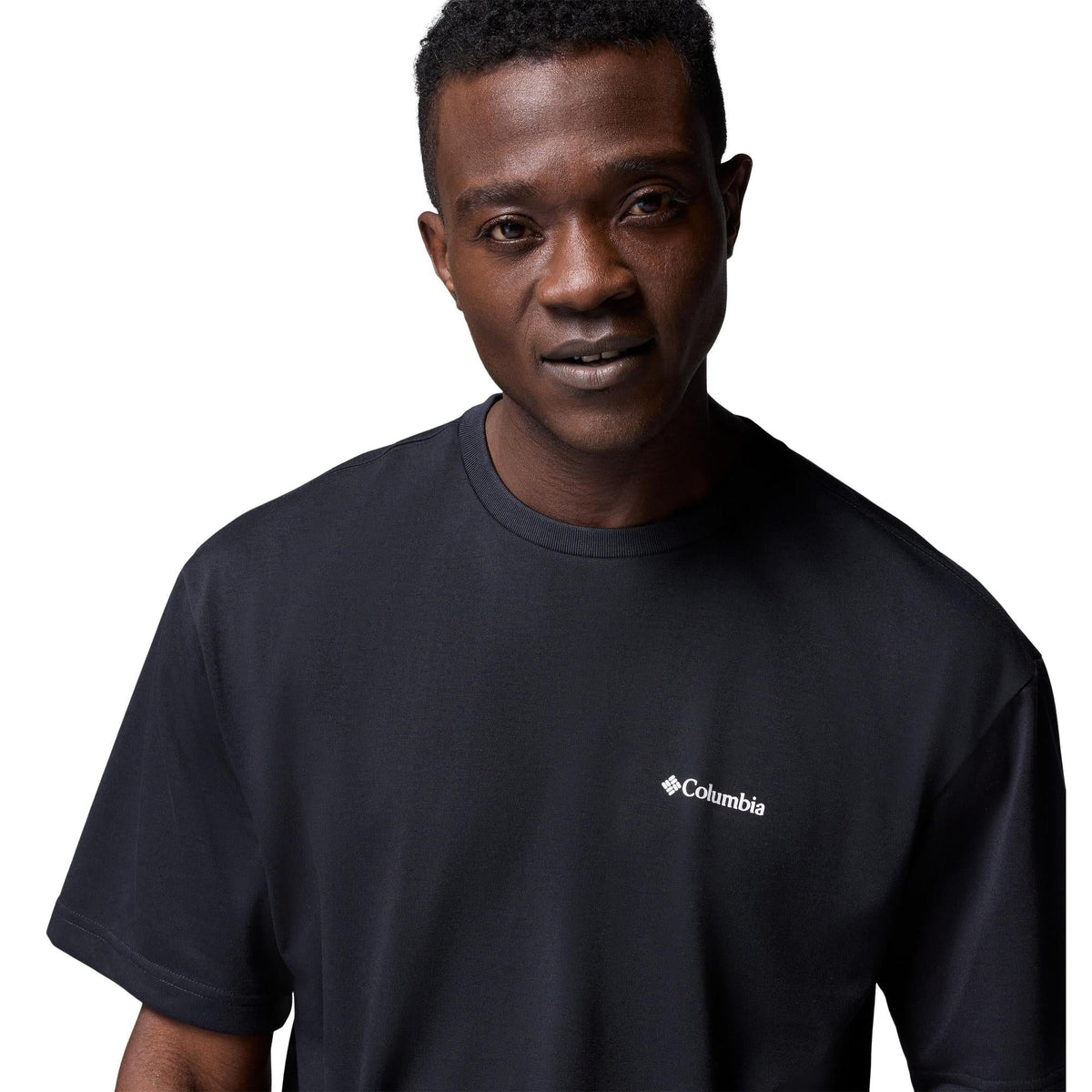Columbia - Cedar Trail Back Graphic T-shirt // Sort-3-XtraGrej