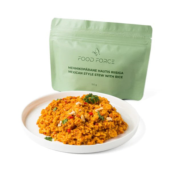 Food Force - Mexicansk Stuvning Med Ris 150 g (608 kcal)-1-XtraGrej