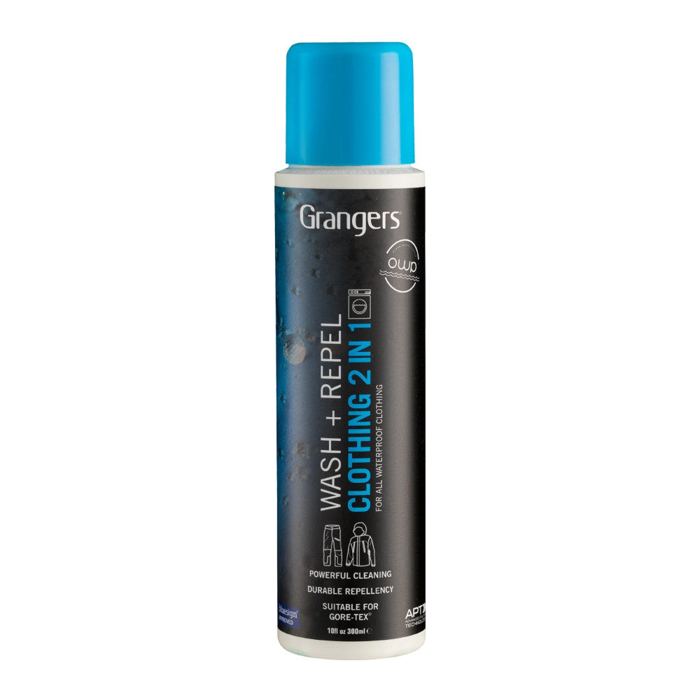 Grangers - OWP 2 i 1 Wash + Repel Clothing 300 ml-1-XtraGrej