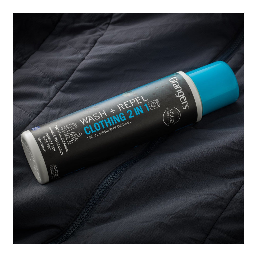 Grangers - OWP 2 i 1 Wash + Repel Clothing 300 ml-5-XtraGrej