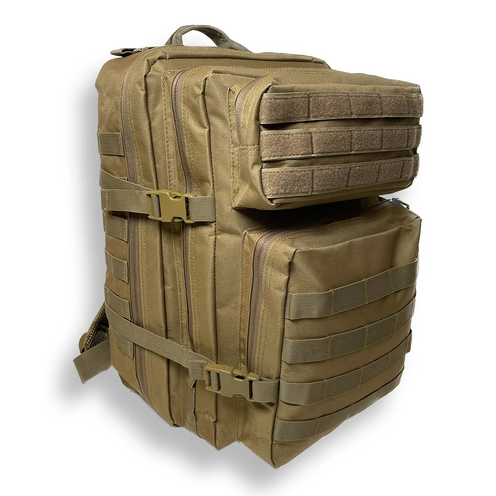 K-Force - Tactical Assault Rygsæk Large 40L // Sand / Ørken-1-XtraGrej
