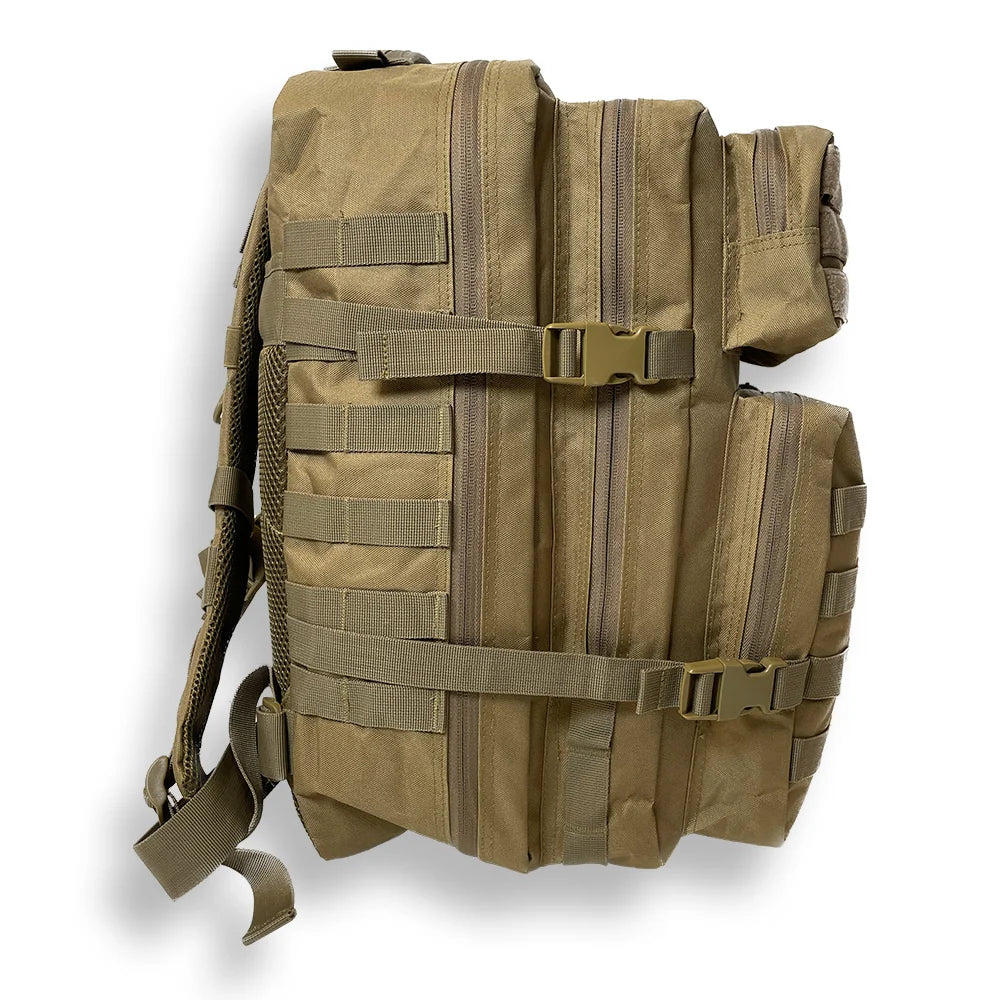 K-Force - Tactical Assault Rygsæk Large 40L // Sand / Ørken-3-XtraGrej