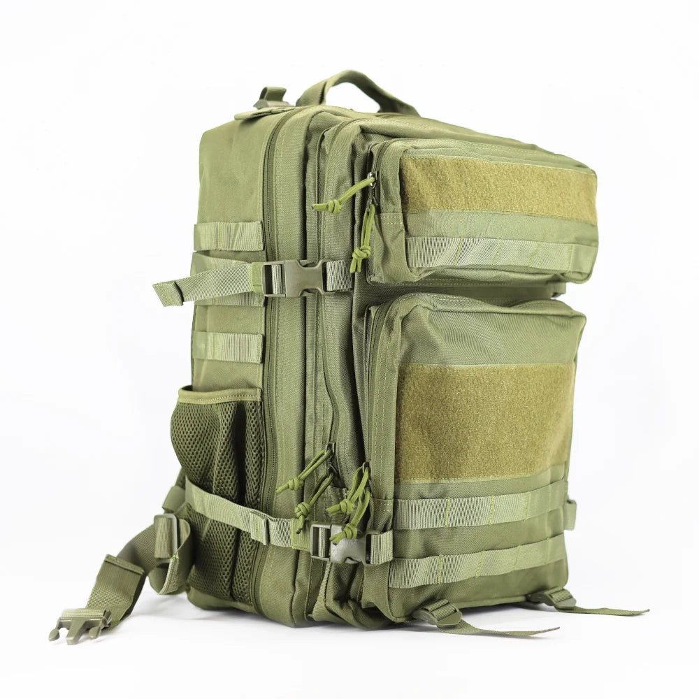 K-Force - Tactical Explorer Rygsæk 40L // Olivengrøn-1-XtraGrej