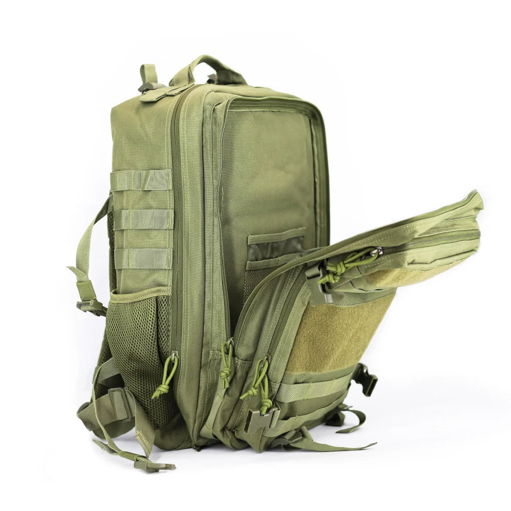 K-Force - Tactical Explorer Rygsæk 40L // Olivengrøn-3-XtraGrej