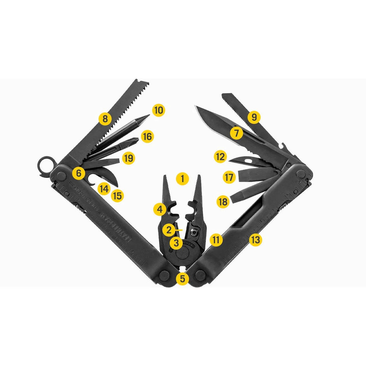 Leatherman - Super Tool 300 EOD // Black Oxide-5-XtraGrej