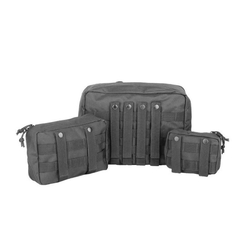Mil-Tec - Mesh Pouch Sæt (3 pak) // Olivengrøn-5-XtraGrej