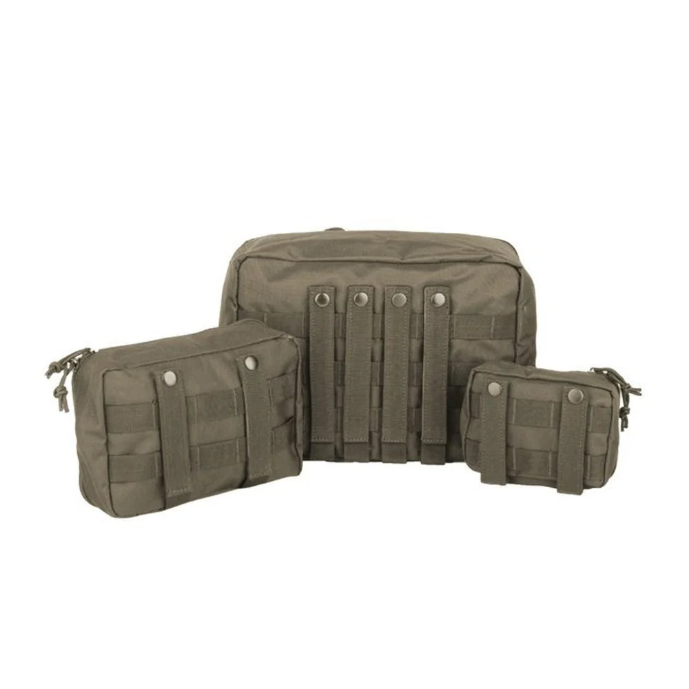 Mil-Tec - Mesh Pouch Sæt (3 pak) // Sort-4-XtraGrej