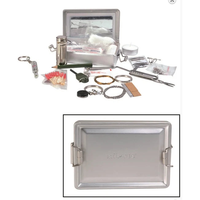 Mil-Tec - Survival Kit aluminium-1-XtraGrej