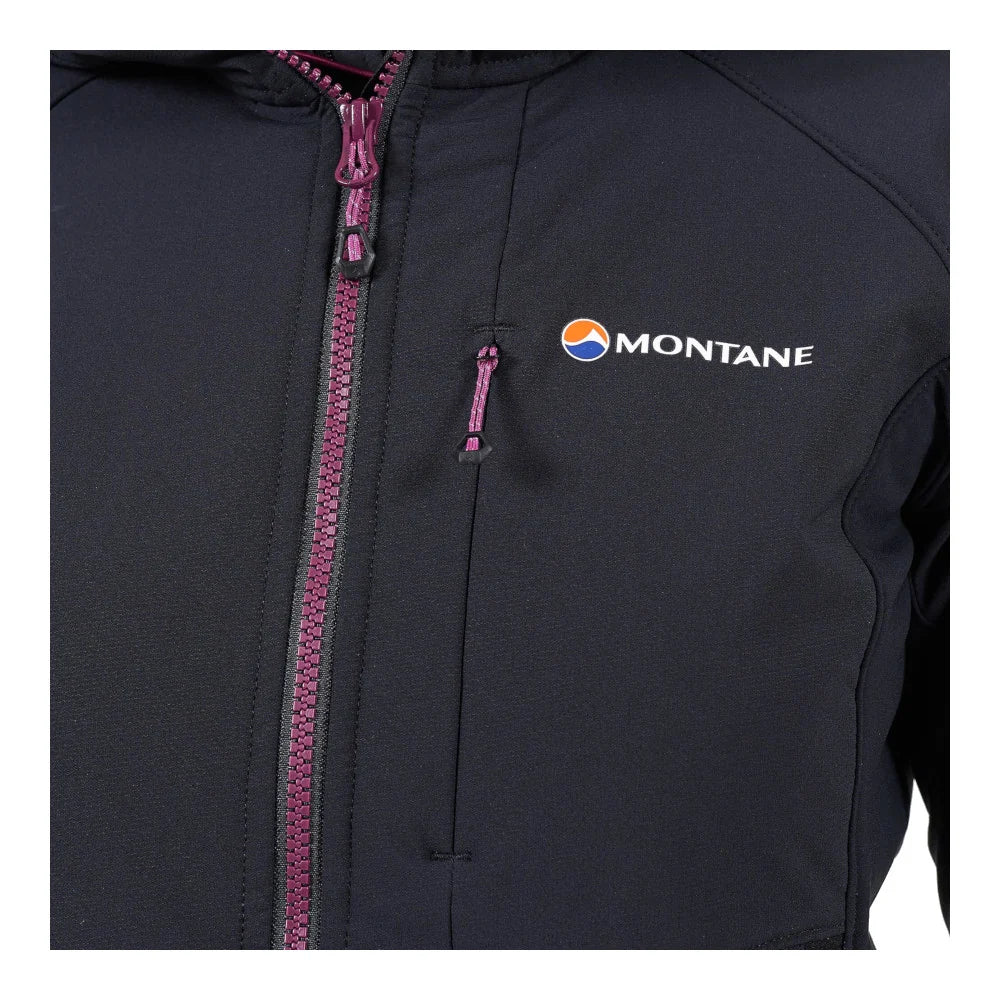 Montane - Krypton Dame Softshell Hoodie // Sort-5-XtraGrej