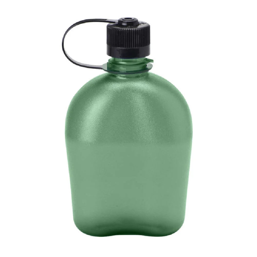 Nalgene - Narrow Mouth Oasis Sustain Drikkeflaske 1L Grøn-1-XtraGrej