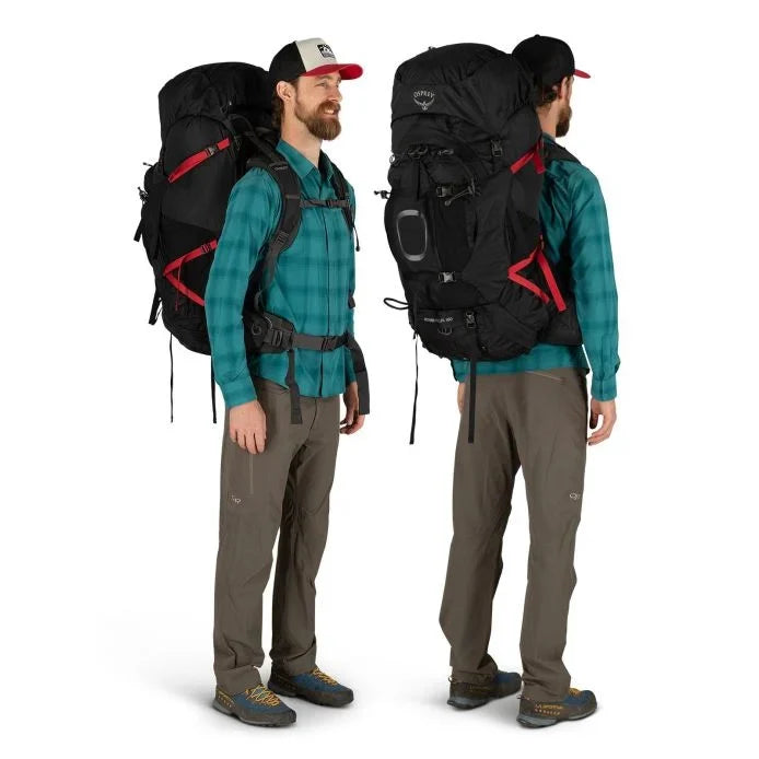 Osprey - Aether Plus 85 Herre Vandrerygsæk 85L // Sort-5-XtraGrej