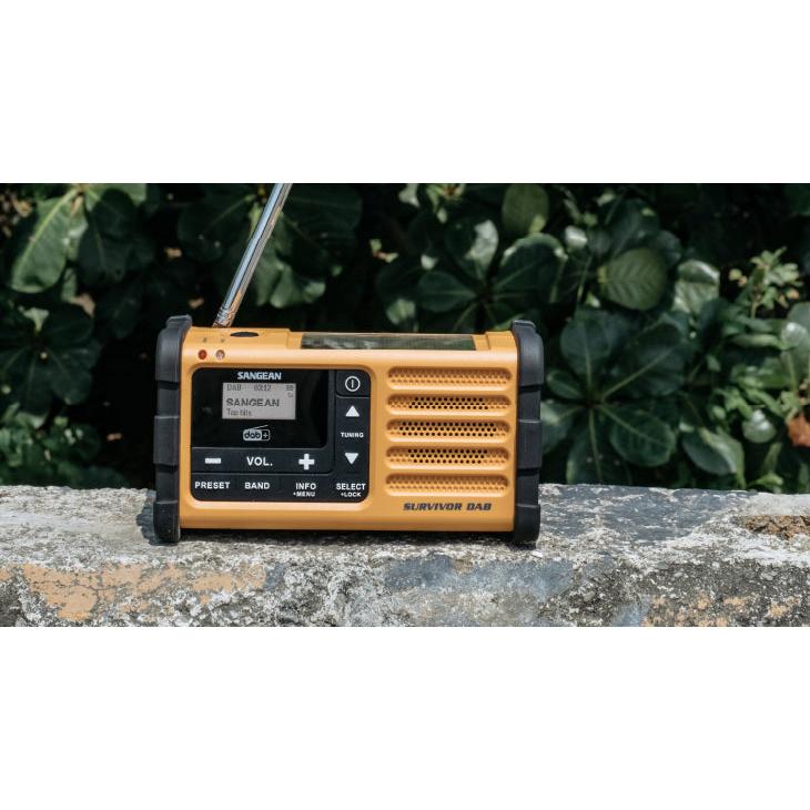 Sangean - MMR-88 DAB+/FM-RDS Multi-Powered Nødradio // Gul-9-XtraGrej