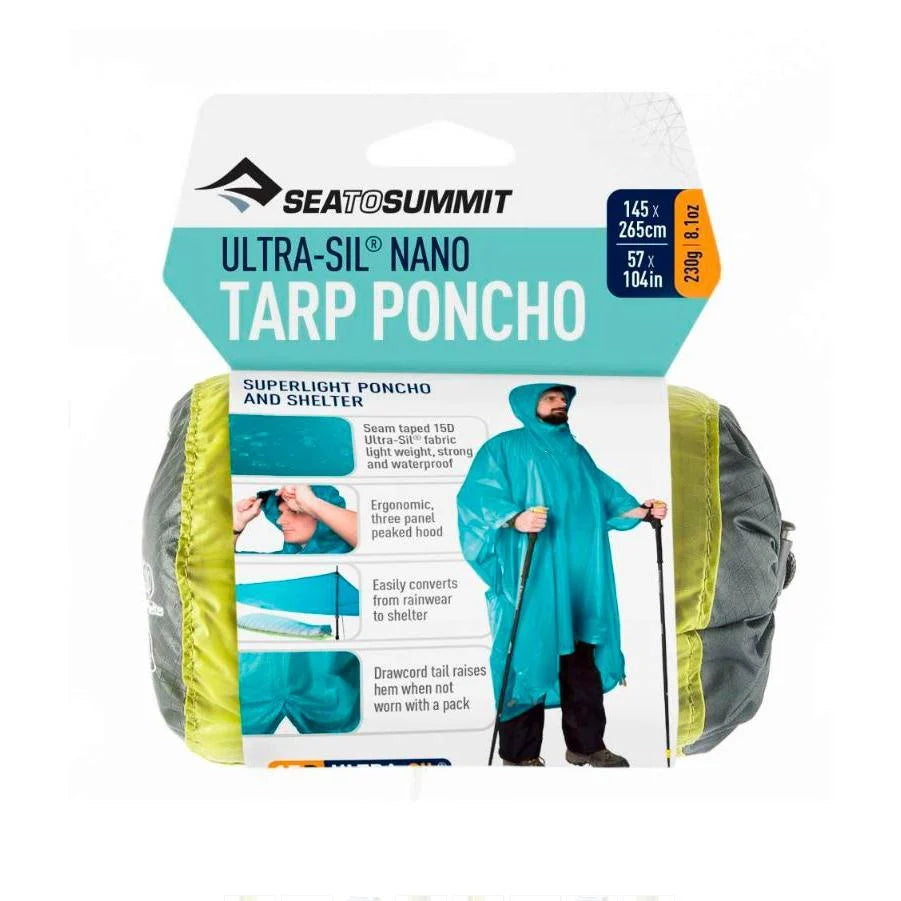 Sea to Summit - Ultra-Sil Nano Tarp Poncho // Blå fra Sea To Summit - billede nr. 4 hos GrejFreak.dk