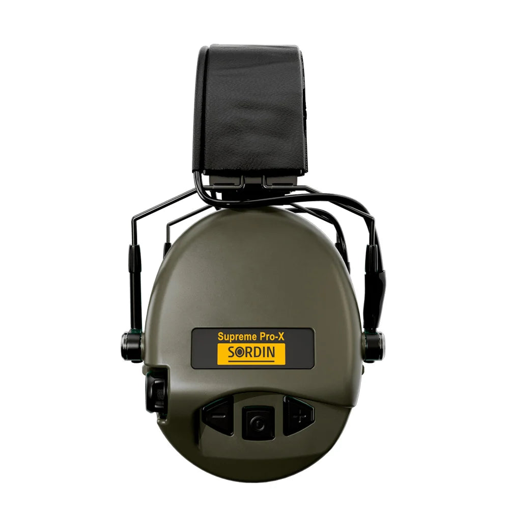 Sordin - Supreme Pro-X Slim Elektronisk Høreværn 82 dB Grøn-2-XtraGrej