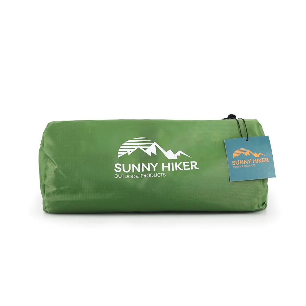 Sunny Hiker - Comfort Liggeunderlag m. Fodpumpe // Grøn fra Sunny Hiker - billede nr. 8 hos GrejFreak.dk