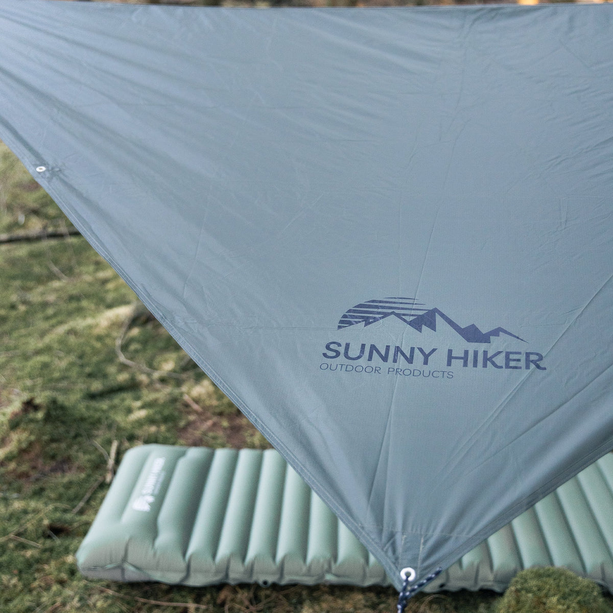 Sunny Hiker - Vandtæt Tarp (3x3m)-5-XtraGrej