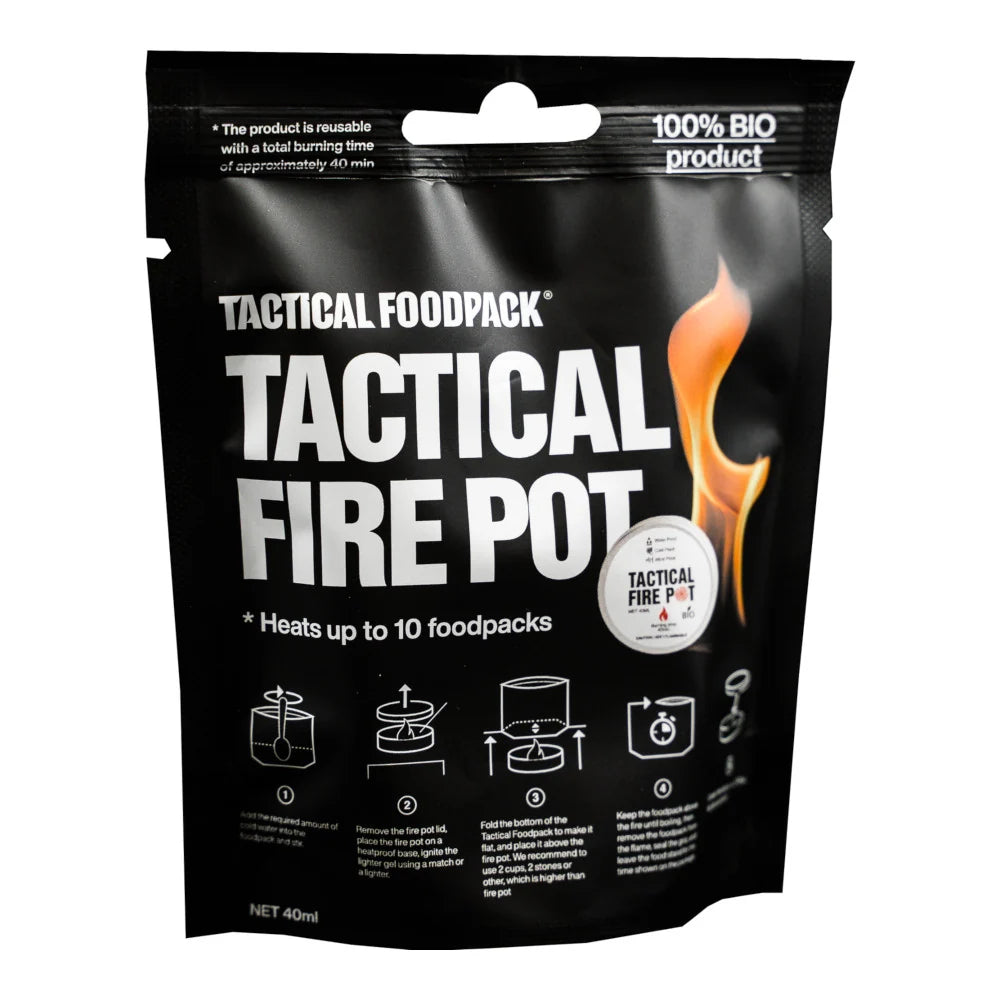 Tactical Foodpack - Tactical Fire Pot Ildgel 40ml fra Tactical Foodpack - billede nr. 1 hos GrejFreak.dk